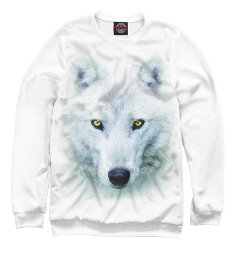 

Свитшоты Print Bar, Белый, wolf