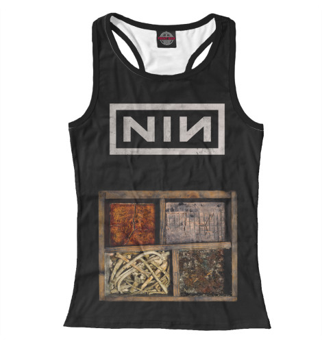

Майки борцовки Print Bar, Белый, Nine Inch Nails