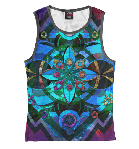 

Майки Print Bar, Белый, Mandla V8 - 'Center of Infinity'