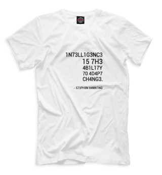 Мужская футболка 1N73LL1G3NC3