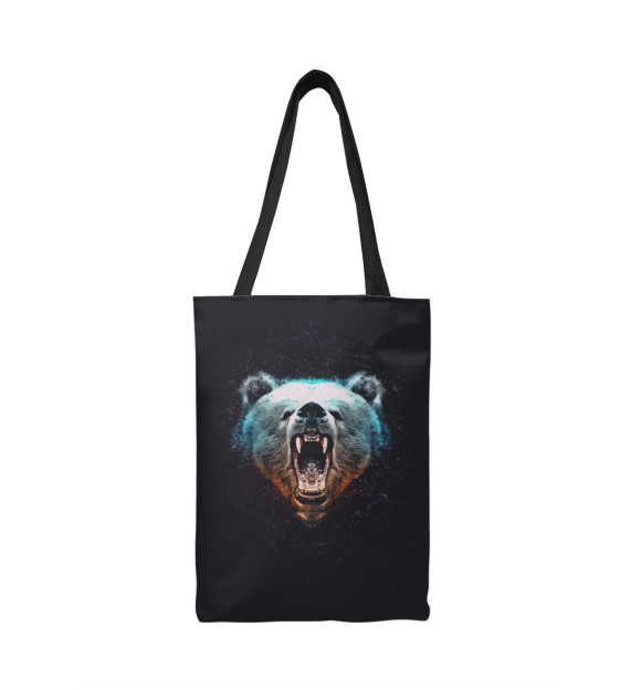 Сумка-шоппер с изображением Медведь Звезды цвета 