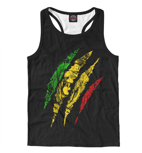 

Майки борцовки Print Bar, Белый, Jamaica Lion