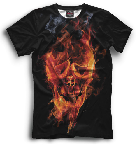 

Футболки Print Bar, Черный, Skull