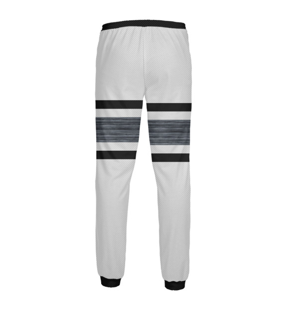 Мужские спортивные штаны с изображением Овечкин Форма Capitals Бонусная 2019 цвета Белый