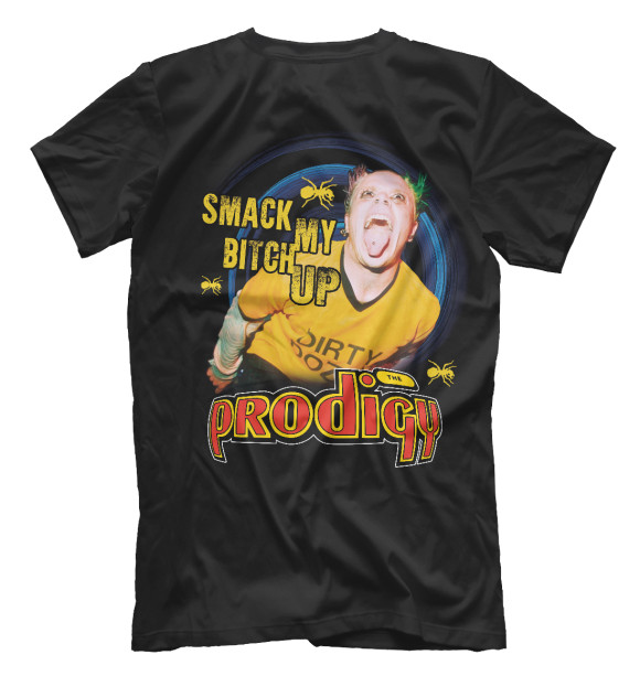 Футболка для мальчиков с изображением Smack My Bitch Up цвета Белый