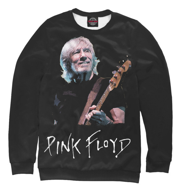 Свитшот для девочек с изображением Pink Floyd цвета Белый