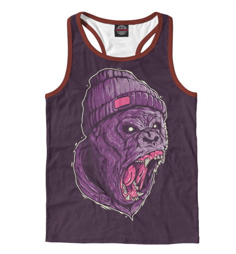 

Майки борцовки Print Bar, Белый, Gorilla
