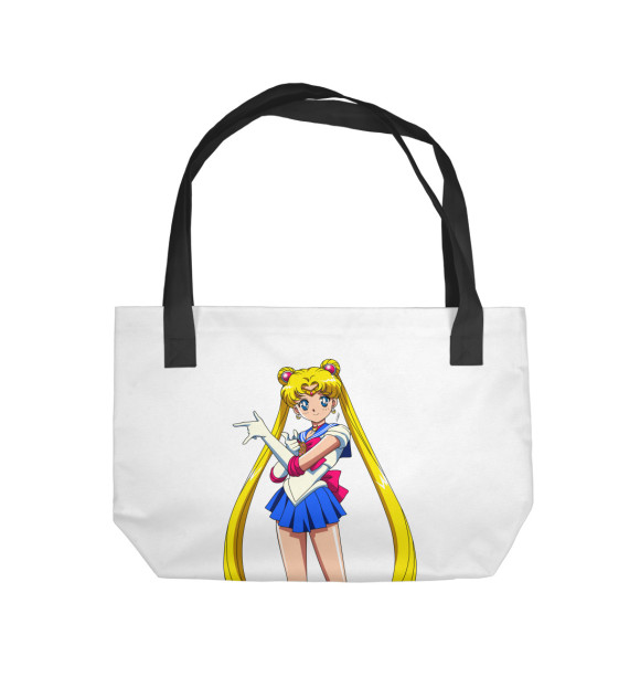 Пляжная сумка с изображением Sailor Moon цвета 