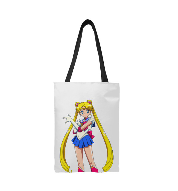 Сумка-шоппер с изображением Sailor Moon цвета 