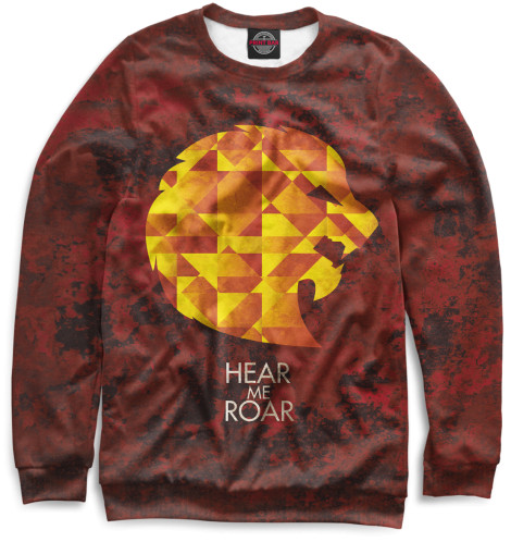 

Свитшоты Print Bar, Белый, Символ Ланнистеров