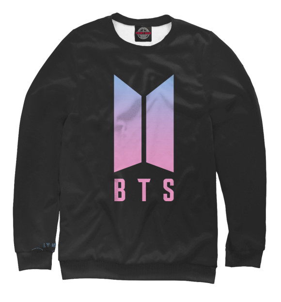 Мужской свитшот с изображением BTS Jimin цвета Белый