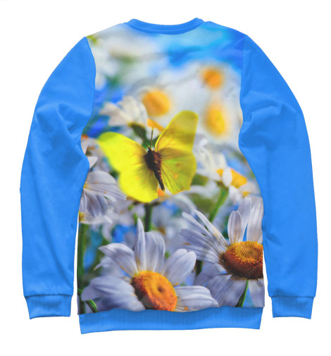 

Свитшоты Print Bar, Белый, Цветы и бабочка