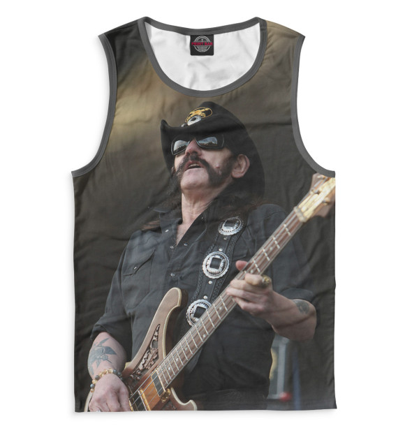 Мужская майка с изображением Motorhead цвета Белый