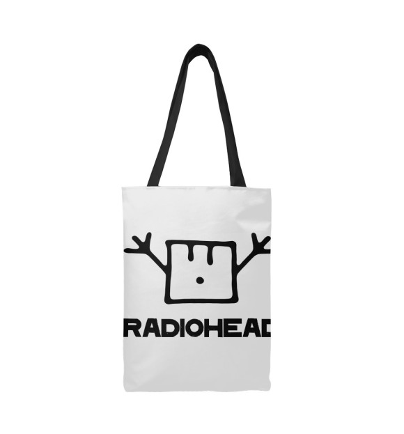 Сумка-шоппер с изображением Radiohead цвета 