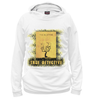 Женское худи True detective (yellow theme)