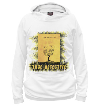 Женское худи True detective (yellow theme)