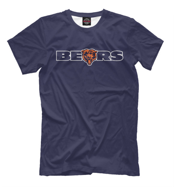 Футболка для мальчиков с изображением Chicago Bears цвета Черный