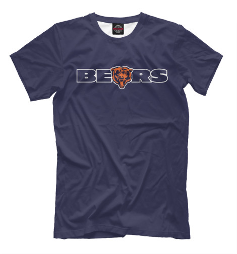 

Футболки Print Bar, Черный, Chicago Bears