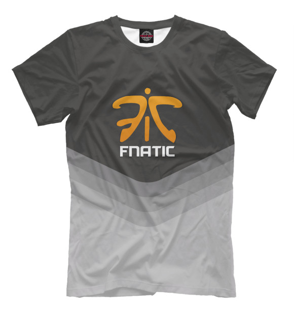 Мужская футболка с изображением Fnatic Team цвета Молочно-белый