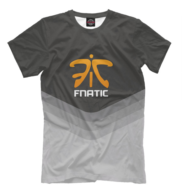 Футболка для мальчиков с изображением Fnatic Team цвета Молочно-белый