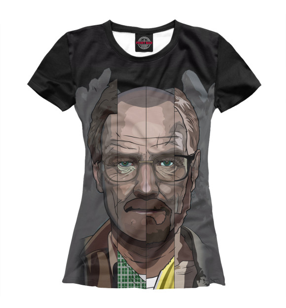 Женская футболка с изображением Heisenberg's цвета Белый
