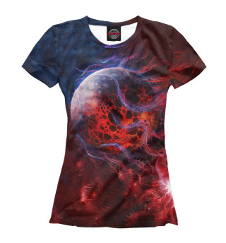 Женская футболка Космос