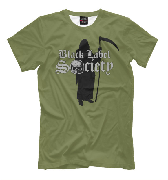 Футболка для мальчиков с изображением Zakk Wylde & Black Label Society цвета Серый