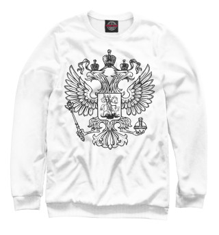 Женский свитшот Герб Российской Федерации (одноцветный)