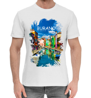 Хлопковая футболка для мальчиков Бурано