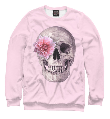 

Свитшоты Print Bar, Белый, Нежный череп