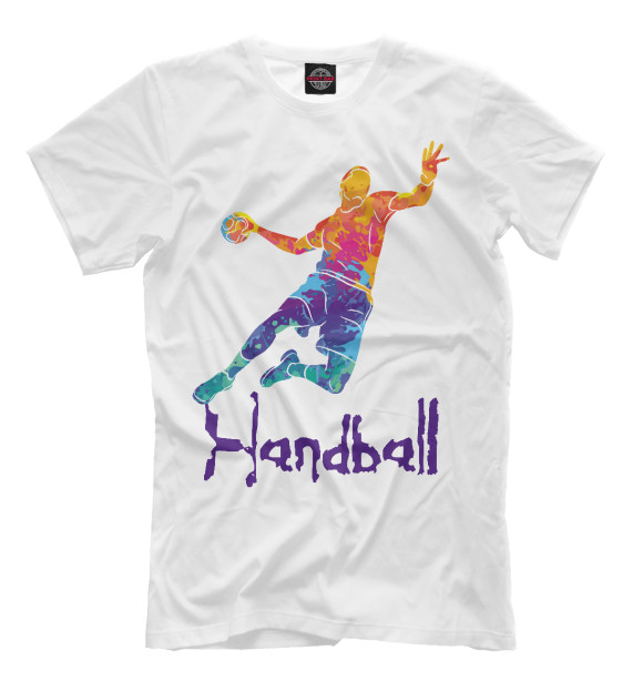 Футболка для мальчиков с изображением Handball цвета Белый