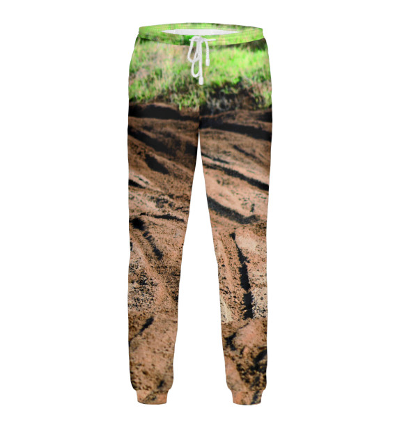 Мужские спортивные штаны с изображением Finish цвета Белый