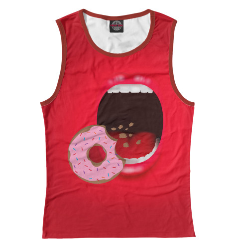 

Майки Print Bar, Белый, Пончик