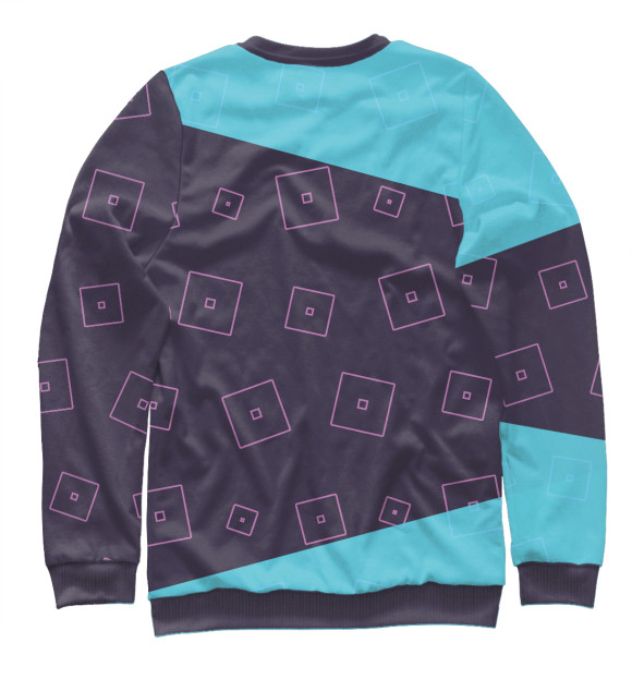 Свитшот для мальчиков с изображением Roblox / Роблокс цвета Белый