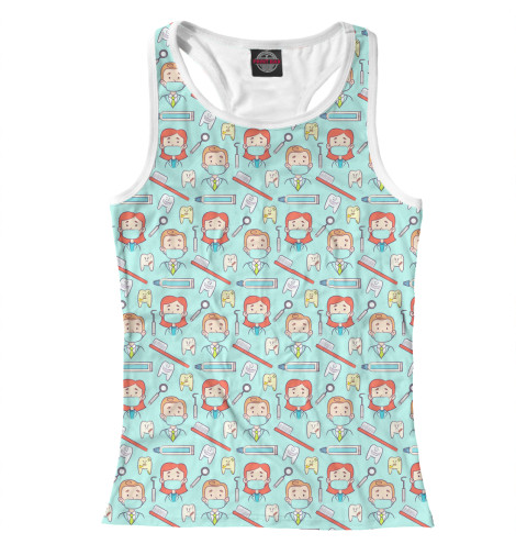 

Майки борцовки Print Bar, Белый, Стоматолог