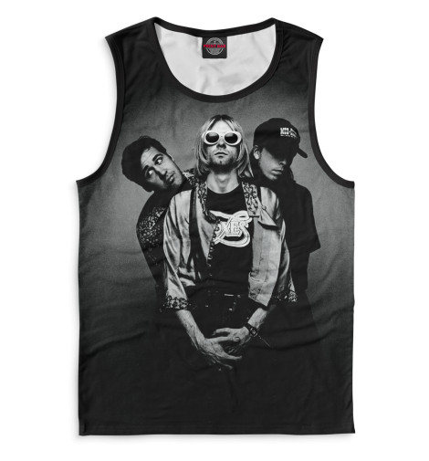 

Майки Print Bar, Белый, Nirvana