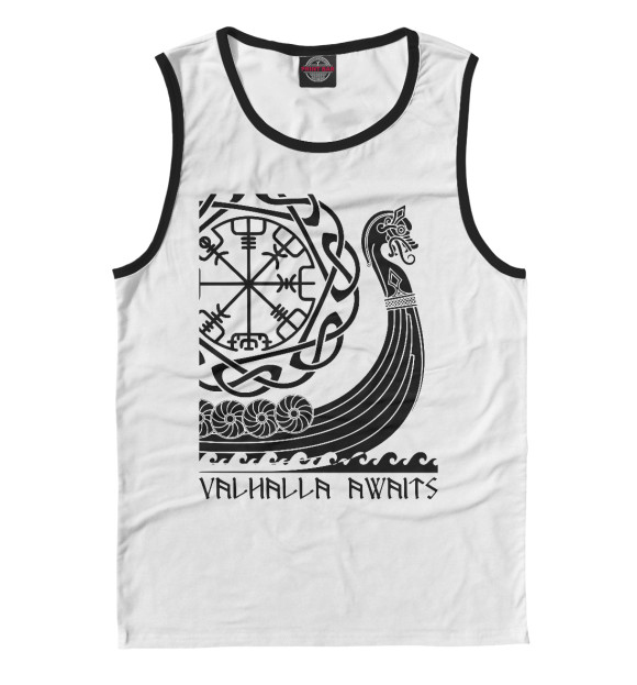 Майка для мальчика с изображением Валгалла ждёт цвета Белый