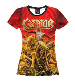 Женская футболка Kreator