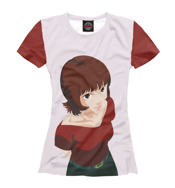 Футболка для девочек с изображением Paprika цвета Белый