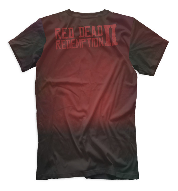 Мужская футболка с изображением Red Dead Redemption 2 цвета Белый