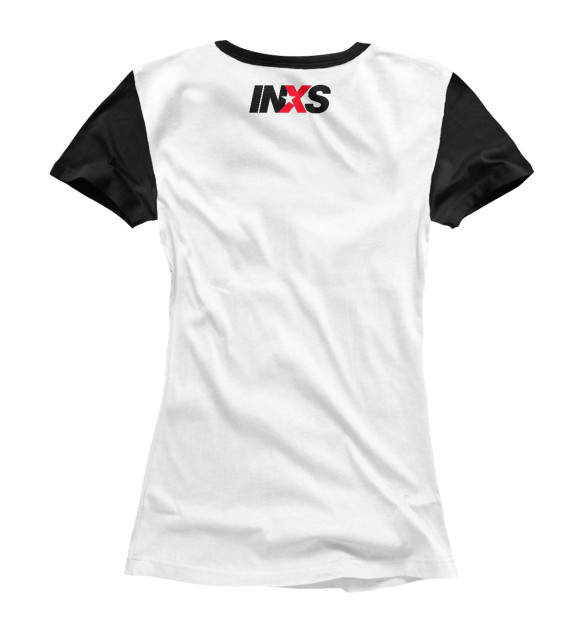 Женская футболка с изображением INXS WHITESTAR цвета Белый
