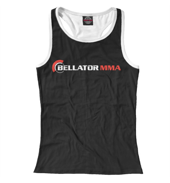 Женская майка-борцовка с изображением Bellator цвета Белый