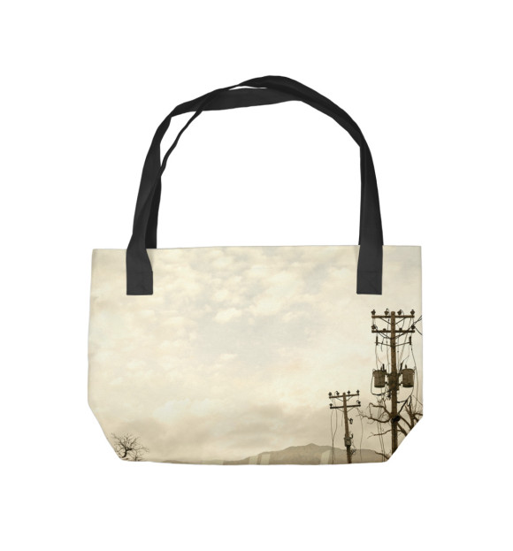 Пляжная сумка с изображением Fallout цвета 