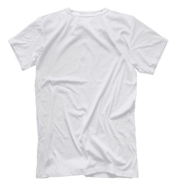 Мужская футболка с изображением Каратэ цвета Белый