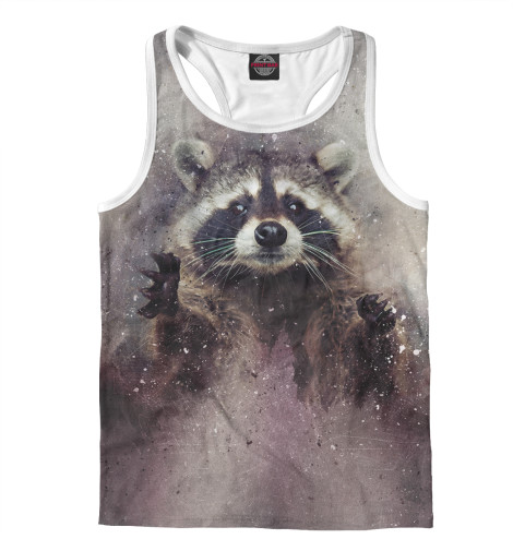 

Майки борцовки Print Bar, Белый, Енотик