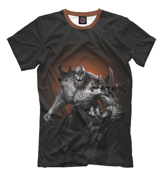 Мужская футболка с изображением Doomsday цвета Черный