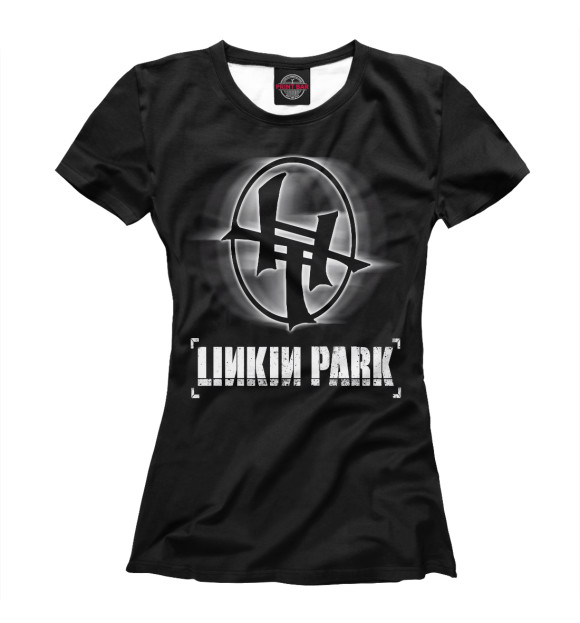 Женская футболка с изображением Linkin Park цвета Белый