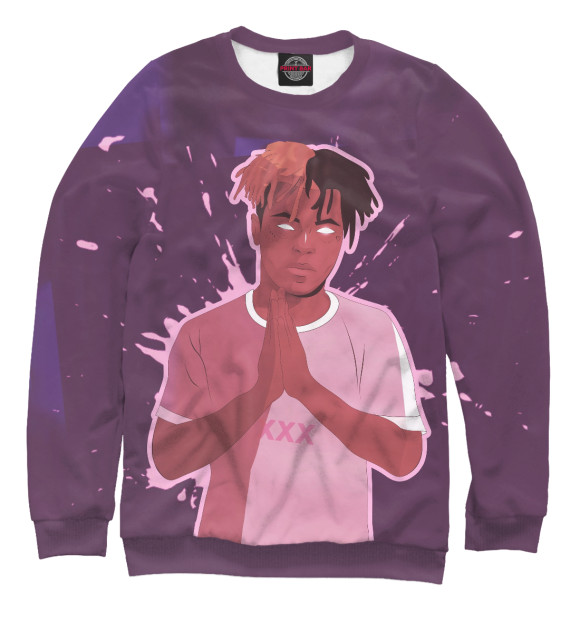 Свитшот для мальчиков с изображением XXXTentacion цвета Белый