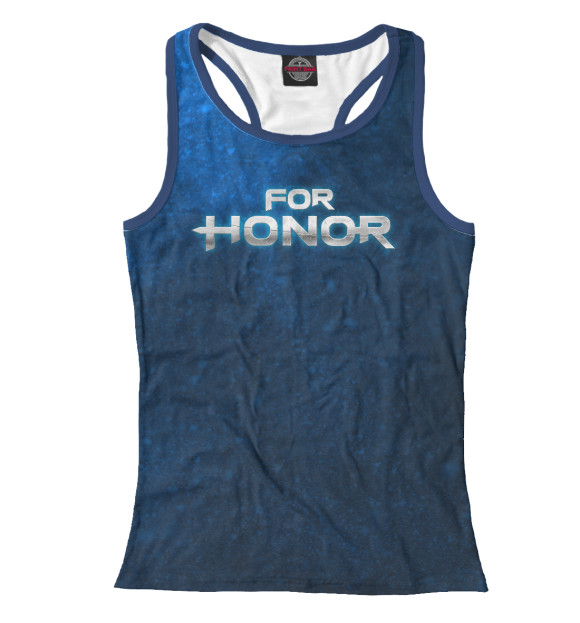Женская майка-борцовка с изображением For Honor цвета Белый