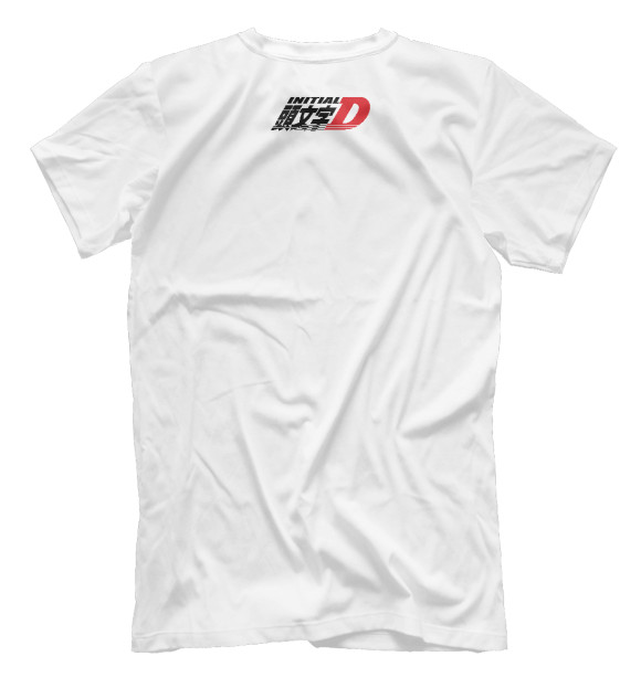 Мужская футболка с изображением InitialD - Trueno цвета Белый